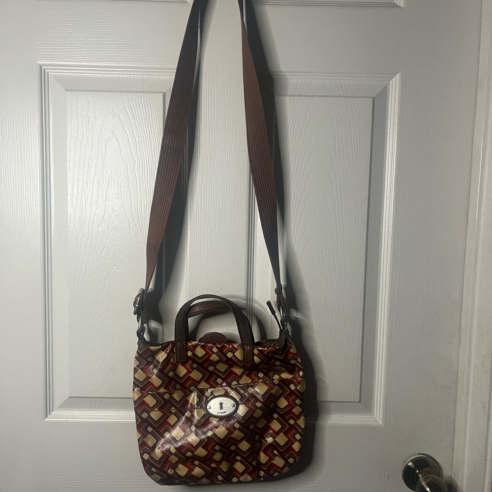 70s style fossil crossbody